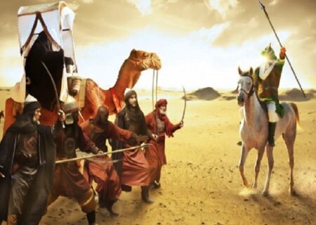 A sedition sentence riding a camel