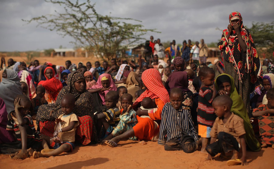 Find out about the famine victims of Somalia